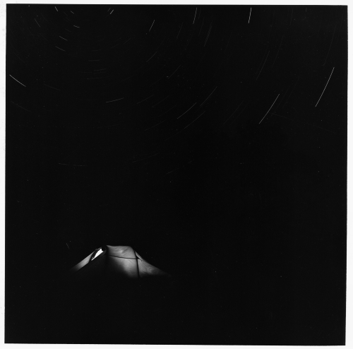 Tent, stars, Lost Maples TX